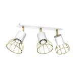 Lampa sufitowa DANTE White/Gold 3x mini GU10 w sklepie internetowym luke.sklep.pl