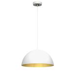 Lampa wisząca BETA WHITE/GOLD 1xE27 35cm w sklepie internetowym luke.sklep.pl