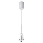 FLOWER WHITE CHROME LAMPA WISZĄCA 1xGU10 w sklepie internetowym luke.sklep.pl