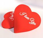 Poduszka przytulanka na Walentynki 40x40 serce I Love You w sklepie internetowym Sarahome