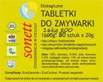 sonett - TABLETKI DO ZMYWARKI - 800 szt. w sklepie internetowym Zdrowe-kosmetyki.pl