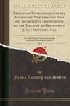 Kriegs-und Sittengeschichte Der Reichsstadt Nürnberg Vom Ende Des Sechzehnten Jahrhunderts Bis Zur Schlacht Bei Breitenfeld 7. (17.) September 1631, Vol. 3 w sklepie internetowym Gigant.pl