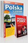 Polska Atlas Samochodowy 1:250 000 + Pierwsza Pomoc - Krok Po Kroku - Ilustrowana Instrukcja w sklepie internetowym Gigant.pl