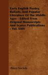 Early English Poetry, Ballads, And Popular Literature Of The Middle Ages - Edited From Original Manuscripts And Scarce Publications - Vol. XXIV w sklepie internetowym Gigant.pl