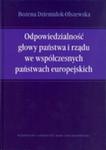 Odpowiedzialność Głowy Państwa I Rządu We Współczesnych Państwach Europejskich w sklepie internetowym Gigant.pl