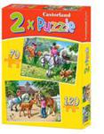 Puzzle X 2 - Jeździectwo Konne Castor w sklepie internetowym Gigant.pl