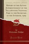 Report Of The Acting Superintendent Of The Yellowstone National Park To The Secretary Of The Interior, 1909 (Classic Reprint) w sklepie internetowym Gigant.pl