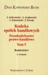 Kodeks Spółek Handlowych Pozakodeksowe Prawo Handlowe T.5 w sklepie internetowym Gigant.pl