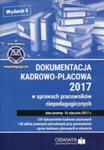 Dokumentacja Kadrowo-płacowa 2017 W Sprawach Pracowników Niepedagogicznych w sklepie internetowym Gigant.pl