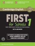 Cambridge English First 1 For Schools First Certificate In English For Schools With Answers w sklepie internetowym Gigant.pl