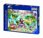 Puzzle 1000 Disney Mapa Świata Wg Disney'a w sklepie internetowym Gigant.pl