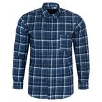 FLANELOWA KOSZULA MĘSKA W KRATKĘ 100% BAWEŁNY XL 42/43 KF3 w sklepie internetowym Moda męska do 6 XL