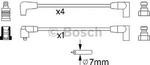 0 986 356 885 BO 0986356885 PRZEWOD ZAPLONOWY B885 - RENAULT 19/21/TRAFIC/VOLVO 440 1.7 86 - KPL BOSCH PRZEWODY ZAPLONOWE BOSCH [864084] w sklepie internetowym kayaba.istore.pl