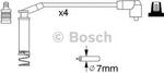 0 986 357 124 BO 0986357124 PRZEWOD ZAPLONOWY B124 - OPEL ASTRA I/COMBO/CORSA A/B/VECTRA A 1.4/1.6 KPL BOSCH PRZEWODY ZAPLONOWE BOSCH [876527] w sklepie internetowym kayaba.istore.pl