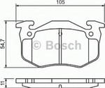 0 986 460 970 BO 0986460970 KLOCKI HAMULCOWE BP539 CITROEN SAXO/XSARA/ZX/PEUGEOT 106/206/306/RENAULT CLIO/MEGANE KPL BOSCH KLOCKI BOSC [886094] w sklepie internetowym kayaba.istore.pl