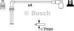 0 986 356 778 BO 0986356778 PRZEWOD ZAPLONOWY B778 - OPEL ASTRA I/II/CORSA B/TIGRA/VECTRA B 1.4/1.6 16V KPL BOSCH PRZEWODY ZAPLONOWE B [890110] w sklepie internetowym kayaba.istore.pl