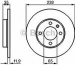 0 986 478 011 BO 0986478011 TARCZA HAMULCOWA 239X12 P 4-OTW AUDI 80/SEAT CORDOBA/IBIZA/VW GOLF/JETTA/PASSAT/VENTO BD025 SZT BOSCH TARCZE (G [904123] w sklepie internetowym kayaba.istore.pl