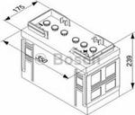 0.092.T30.350 BO 0092T30350 AKUMULATOR BOSCH T3 110AH, 680A, L- 350X175X239 CIEZAROWY SZT BOSCH AKUMULATORY BOSCH [906905] w sklepie internetowym kayaba.istore.pl