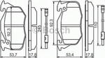 0 986 469 860 BO 0986469860 KLOCKI HAMULCOWE BP758 CITROEN SAXO/PEUGEOT 106/205/309/405/RENAULT 19/21 KPL BOSCH KLOCKI BOSCH [910272] w sklepie internetowym kayaba.istore.pl