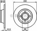 0 986 478 131 BO 0986478131 TARCZA HAMULCOWA 280X13 P 4-OTW AUDI 80 91 BD114 SZT BOSCH TARCZE BOSCH [913246] w sklepie internetowym kayaba.istore.pl