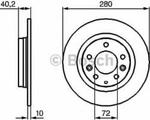 0 986 479 131 BO 0986479131 TARCZA HAMULCOWA 280X10 P 5-OTW MAZDA 323 F/S/626/MX-5/PREMACY TYL BD971 SZT BOSCH TARCZE BOSCH [922097] w sklepie internetowym kayaba.istore.pl