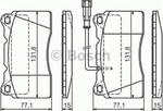 0 986 424 577 BO 0986424577 KLOCKI HAMULCOWE BP323 ALFA ROMEO 159/BRERA/SPIDER/LANCIA KAPPA KPL BOSCH KLOCKI BOSCH [922165] w sklepie internetowym kayaba.istore.pl