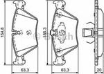 0 986 494 118 BO 0986494118 KLOCKI HAMULCOWE BP1026 BMW SERIA 3/5 (E-60/E-90/E-91) KPL BOSCH KLOCKI BOSCH [922479] w sklepie internetowym kayaba.istore.pl