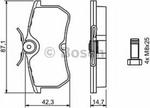 0 986 494 011 BO 0986494011 KLOCKI HAMULCOWE BP241 FORD FIESTA V/FOCUS KPL BOSCH KLOCKI BOSCH [926231] w sklepie internetowym kayaba.istore.pl