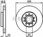 0 986 479 088 BO 0986479088 TARCZA HAMULCOWA 288X25 V 5-OTW AUDI A3/SEAT ALTEA/LEON/SKODA OCTAVIA/SUPERB/VW EOS/GOLF V/JETTA BD1023 SZT BOSCH TA [926253] w sklepie internetowym kayaba.istore.pl