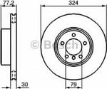 0 986 479 115 BO 0986479115 TARCZA HAMULCOWA 324X30 V 5-OTW BMW SERIA 5/6 (E-60/E-61) BD957 SZT BOSCH TARCZE BOSCH [926256] w sklepie internetowym kayaba.istore.pl