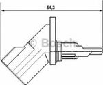 0 265 007 879 BO 0265007879 CZUJNIK ABS FORD MONDEO III 2000 - PRZOD L/P SZT BOSCH CZUJNIKI BOSCH [927559] w sklepie internetowym kayaba.istore.pl