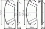 0 986 494 279 BO 0986494279 KLOCKI HAMULCOWE BP1191 OPEL INSIGNIA 08 SAAB 9-5 10 KPL BOSCH KLOCKI BOSCH [934099] w sklepie internetowym kayaba.istore.pl