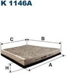 K 1146A F K1146A FILTR KABINOWY MERCEDES E-SERIA 02- Z AKT.WEGLEM FILTRY FILTRON [866584] w sklepie internetowym kayaba.istore.pl