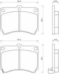 462281 FOM 462281 KLOCKI HAMULCOWE MAZDA 323/ 323F/ MX 3 GR.15MM* FOMAR KLOCKI ZACHODNIE [877424] w sklepie internetowym kayaba.istore.pl