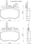 470281 FOM 470281 KLOCKI HAMULCOWE CITROEN VISA/ C15 GR.17,6MM/ 4XCZUJ.* FOMAR KLOCKI ZACHODNIE [877454] w sklepie internetowym kayaba.istore.pl