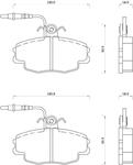 498681 FOM 498681 KLOCKI HAMULCOWE CITROEN ZX 1.6-1.9 91- GR.18MM + CZUJ.* FOMAR KLOCKI ZACHODNIE [877728] w sklepie internetowym kayaba.istore.pl