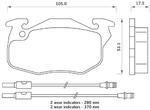 553781 FOM 553781 KLOCKI HAMULCOWE CITROEN AX/ SAXO/ ZX/ PEUGEOT 306/ 405 GR.17,5M L=280MM/L=370MM* FOMAR KLOCKI ZACHODNIE [877732] w sklepie internetowym kayaba.istore.pl