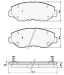 911681 FOM 911681 KLOCKI HAMULCOWE HONDA CIVIC CR-V FOMAR KPL FOMAR KLOCKI ZACHODNIE [886062] w sklepie internetowym kayaba.istore.pl