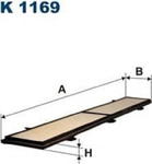 K 1169 F K1169 FILTR KABINOWY BMW SERIE 1/3 09/04- SZT FILTRY FILTRON [890007] w sklepie internetowym kayaba.istore.pl