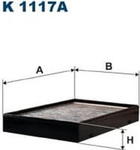 K 1117A F K1117A FILTR KABINOWY VOLVO C70/S70/S90/V70/V90 97-00 Z AKT. WEGLEM FILTRY FILTRON [891212] w sklepie internetowym kayaba.istore.pl