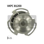 VKPC 81200 SKF VKPC81200 POMPA WODY VW GOLF II 1,3 83-87 POLO 1,3 SKF WARTBURG SZT SKF POMPY WODY SKF [851700] w sklepie internetowym kayaba.istore.pl