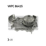 VKPC 86415 SKF VKPC86415 POMPA WODY RENAULT MEGANE 1,4/1,6 96-99 SKF SZT SKF POMPY WODY SKF [852139] w sklepie internetowym kayaba.istore.pl