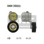 VKM 35011 SKF VKM35011 NAPINACZ MICRO-V OPEL ASTRA F 1.4 16V/1.6 16V 96-98 CORSA B 1.6 16V 93-00 TIGRA BEZ KLIMY I WSPOMAG. KPL Z ROLKA SZT SKF SKF RO [852232] w sklepie internetowym kayaba.istore.pl