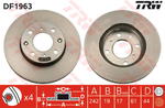 DF1963 TRW DF1963 TARCZA HAMULCOWA 242X19 V 4-OTW HONDA CIVIC/CIVIC CRX 85-96 SZT TRW TARCZE [855114] w sklepie internetowym kayaba.istore.pl