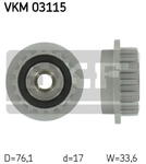 VKM 03115 SKF VKM03115 SPRZEGLO ALTERNATORA VW TRANSPORTER V 2.5 TDI 03 SZT SKF SPRZEGLA ALTERNATORA SKF [879506] w sklepie internetowym kayaba.istore.pl