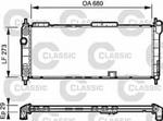 234271 V 234271 CHLODNICA OPEL CORSA B 93-09/00 1.6 I 16V A + 1993/03 2000/09 SZT VALEO CHLODNICE VALEO [886962] w sklepie internetowym kayaba.istore.pl