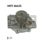 VKPC 86635 SKF VKPC86635 POMPA WODY VOLVO S80 2.4D/ V70 2.4D/ XC90/ CX70 01-SZT SKF POMPY WODY SKF [887829] w sklepie internetowym kayaba.istore.pl