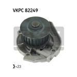 VKPC 82249 SKF VKPC82249 POMPA WODY FIAT PUNTO 1,2 16V 97; SKF SZT SKF POMPY WODY SKF [896468] w sklepie internetowym kayaba.istore.pl