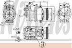 89023 NIS 89023 SPREZARKA KLIMATYZACJI AUDI A4 00-07 SZT NISSENS KLIMATYZACJA NISSENS [903100] w sklepie internetowym kayaba.istore.pl