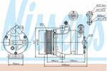 89024 NIS 89024 SPREZARKA KLIMATYZACJI OPEL ASTRA G 98 SZT NISSENS KLIMATYZACJA NISSENS [903101] w sklepie internetowym kayaba.istore.pl